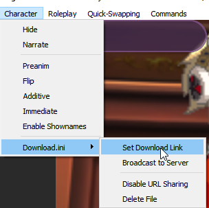 setting download link